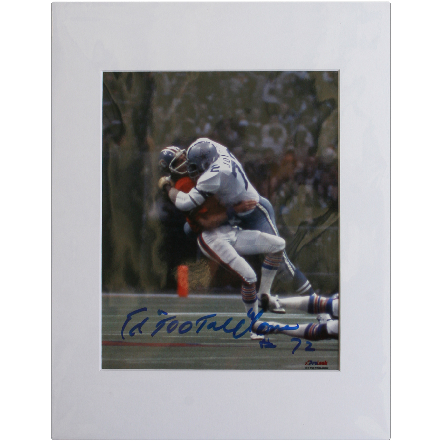 Ed Too Tall Jones - Inscribed Printed Photograph Signed In Ink